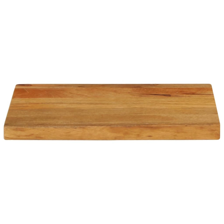 bordplade 40x20x2,5 cm naturlig kant massivt mangotræ