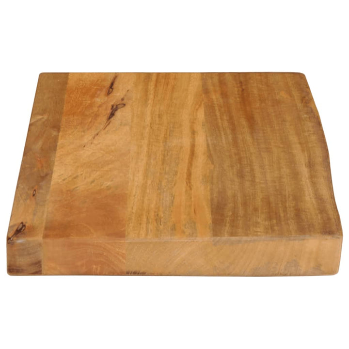 bordplade 40x20x2,5 cm naturlig kant massivt mangotræ