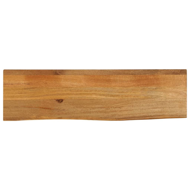 bordplade 100x20x2,5 cm naturlig kant massivt mangotræ
