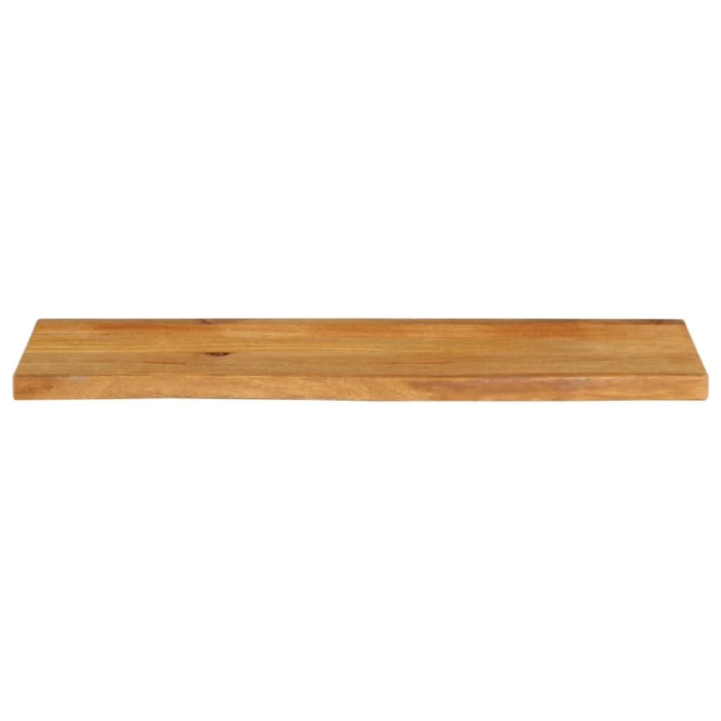 bordplade 100x20x2,5 cm naturlig kant massivt mangotræ