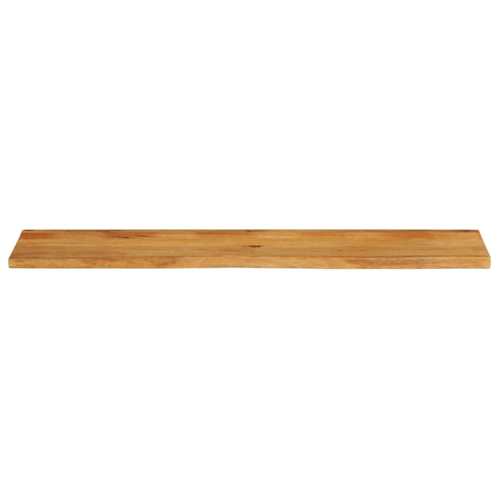 bordplade 160x20x2,5 cm naturlig kant massivt mangotræ