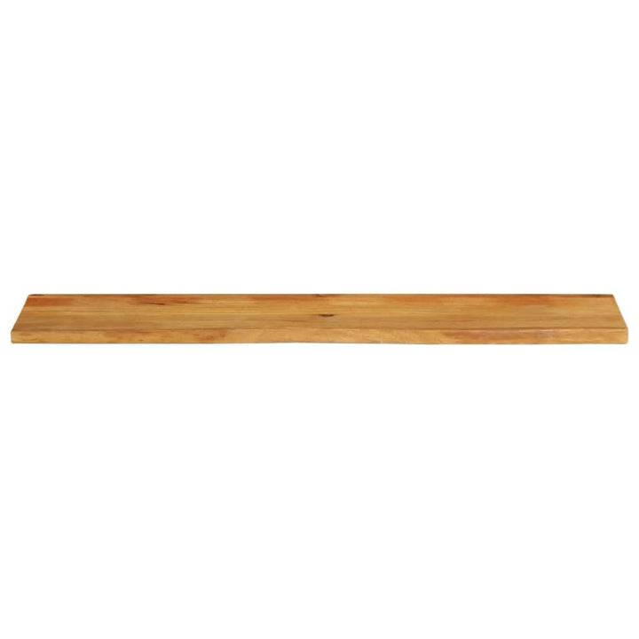 bordplade 180x30x2,5 cm naturlig kant massivt mangotræ