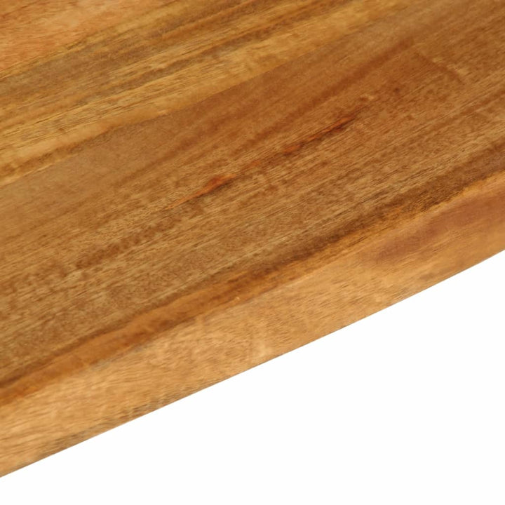 bordplade 180x30x2,5 cm naturlig kant massivt mangotræ