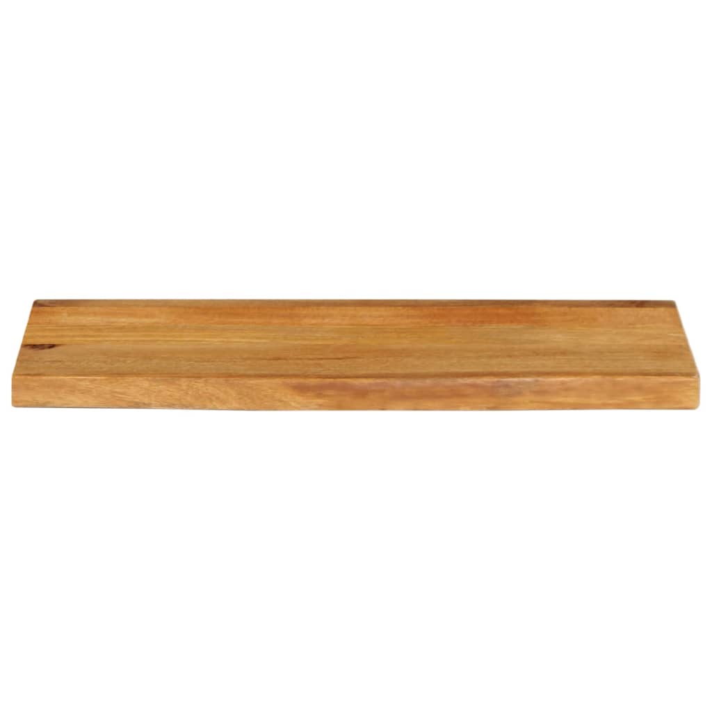 bordplade 90x40x2,5 cm naturlig kant massivt mangotræ