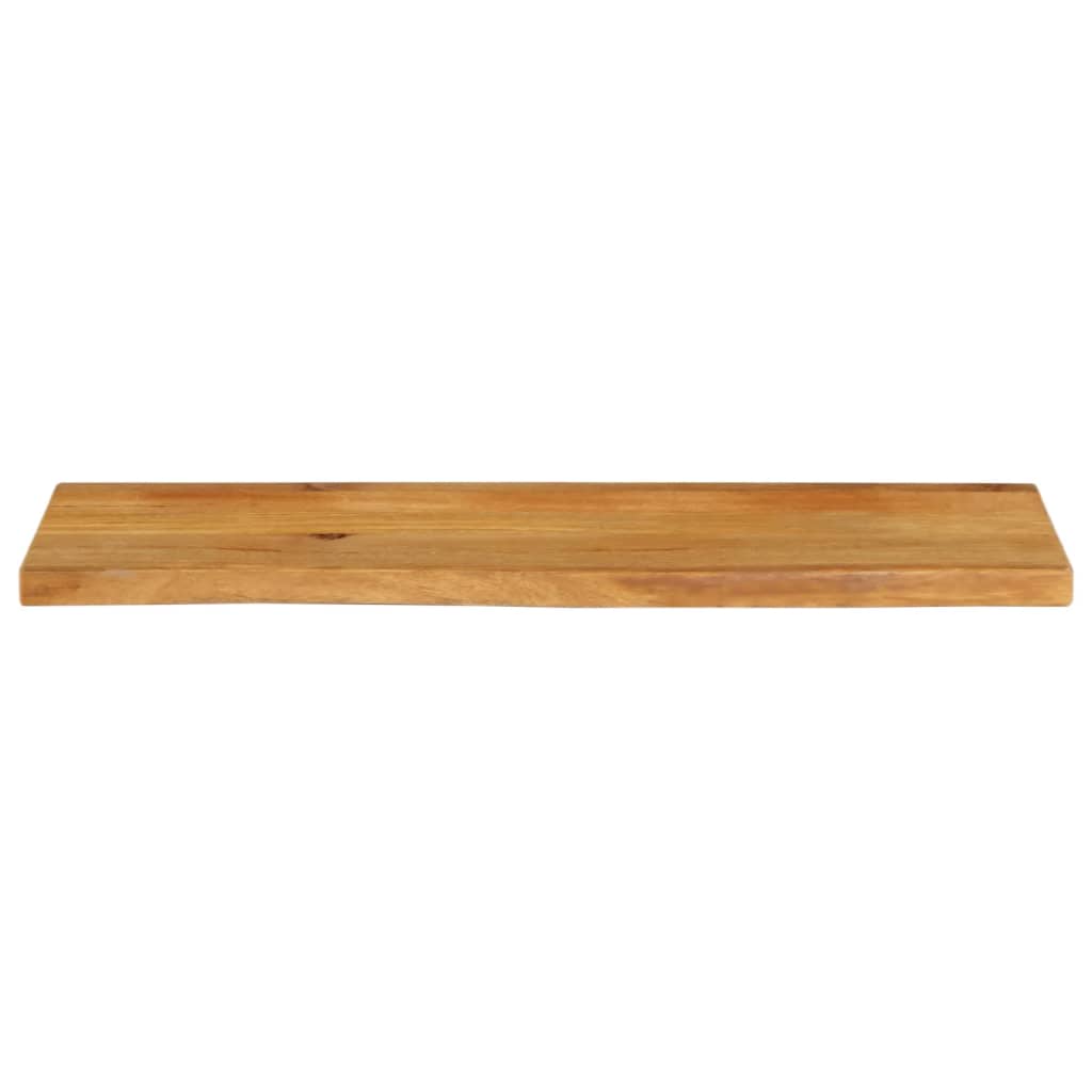 bordplade 100x40x2,5 cm naturlig kant massivt mangotræ