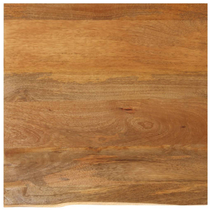 bordplade 60x60x2,5 cm naturlig kant massivt mangotræ