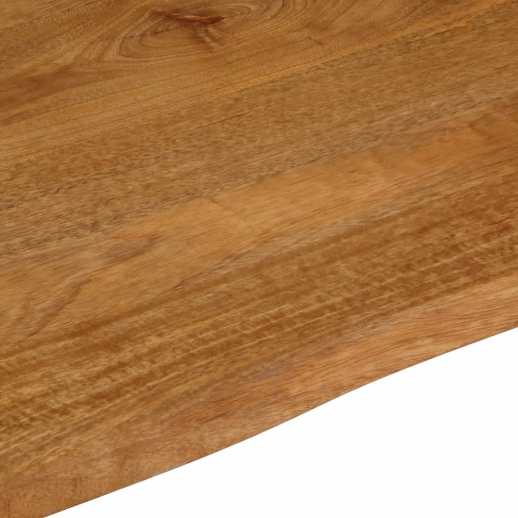 bordplade 60x60x2,5 cm naturlig kant massivt mangotræ