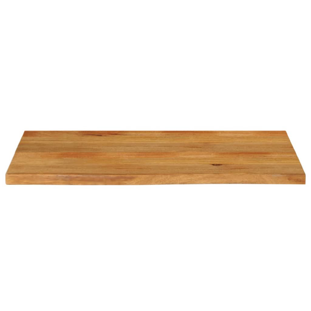 bordplade 110x60x2,5 cm naturlig kant massivt mangotræ