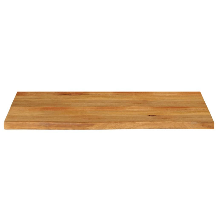 bordplade 110x60x2,5 cm naturlig kant massivt mangotræ