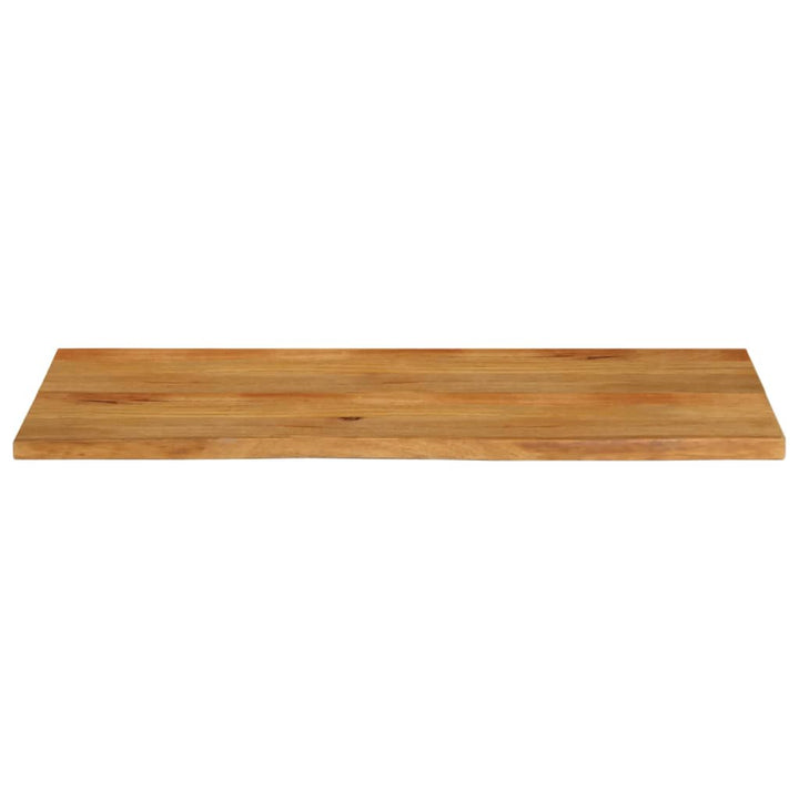 bordplade 140x60x2,5 cm naturlig kant massivt mangotræ