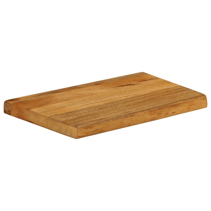 bordplade 50x20x3,8 cm naturlig kant massivt mangotræ
