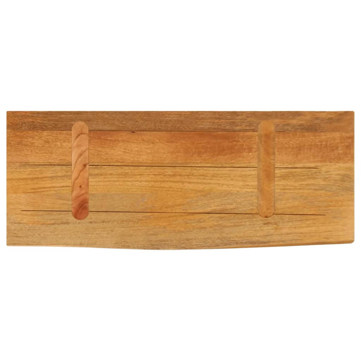 bordplade 70x30x3,8 cm naturlig kant massivt mangotræ