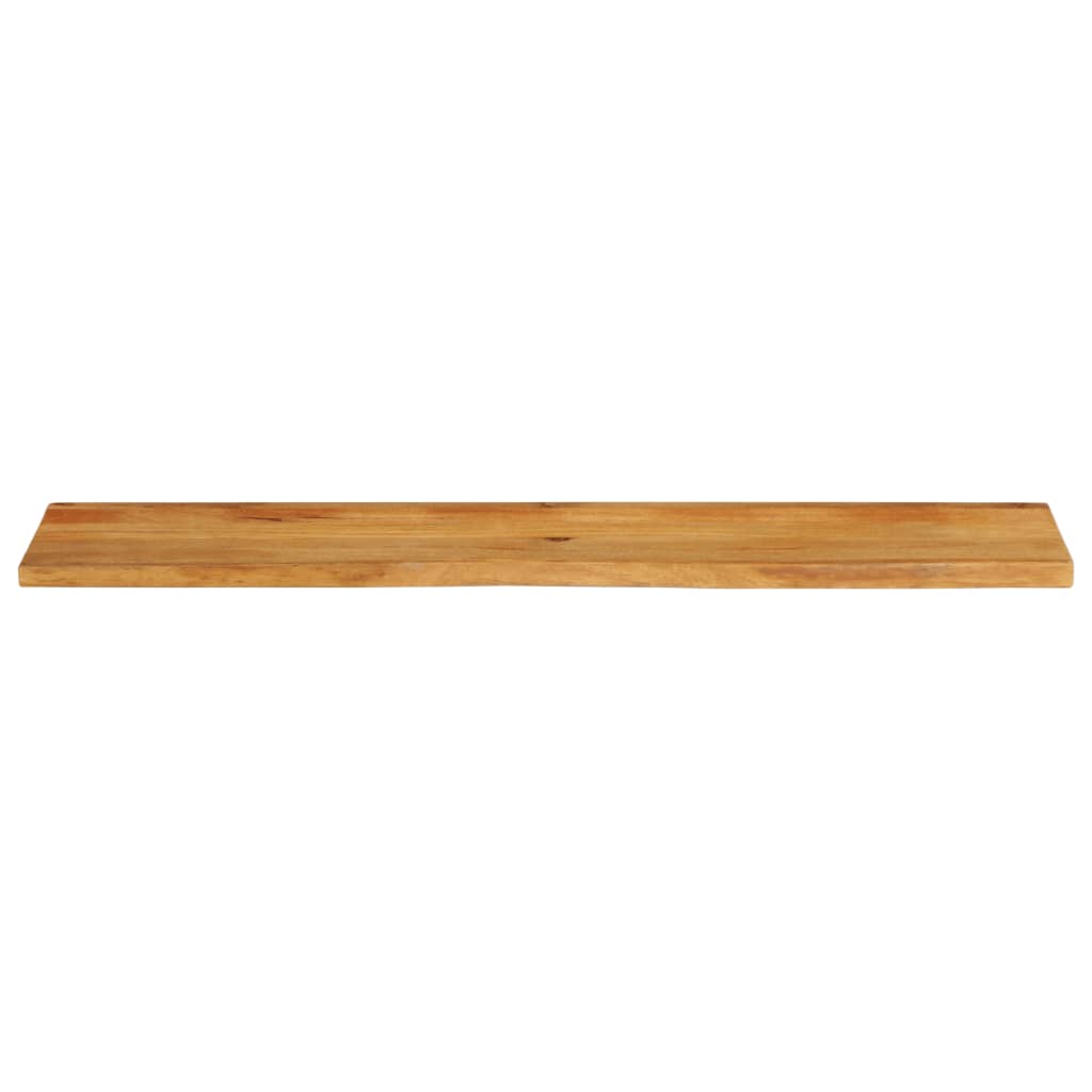 bordplade 140x40x3,8 cm naturlig kant massivt mangotræ