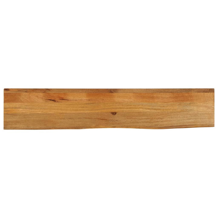 bordplade 180x40x3,8 cm naturlig kant massivt mangotræ