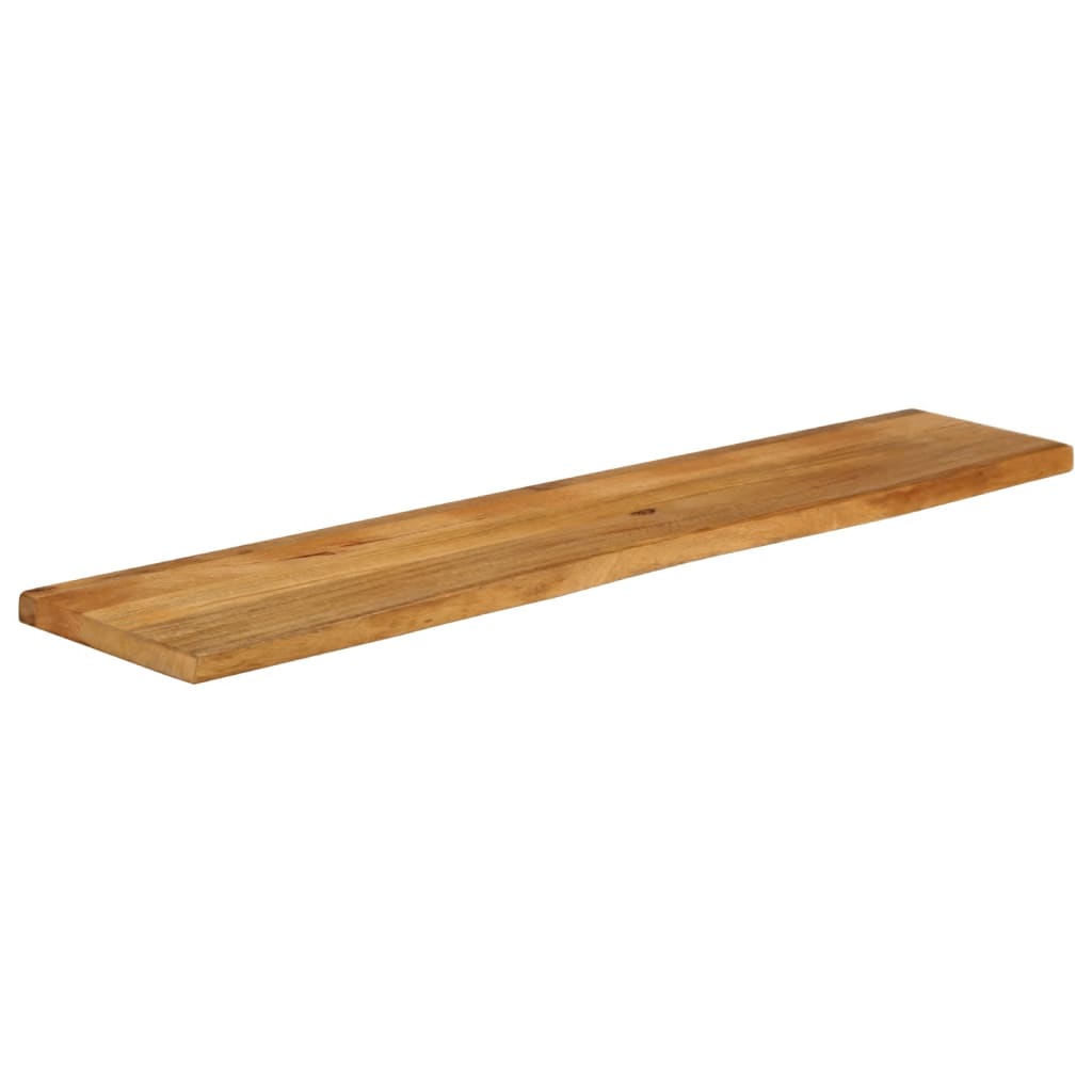 bordplade 180x40x3,8 cm naturlig kant massivt mangotræ