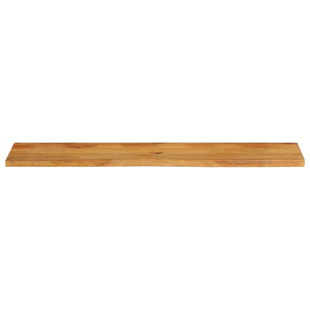 bordplade 180x40x3,8 cm naturlig kant massivt mangotræ