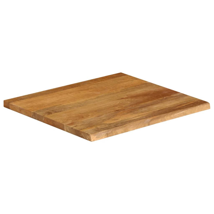 bordplade 60x60x3,8 cm naturlig kant massivt mangotræ