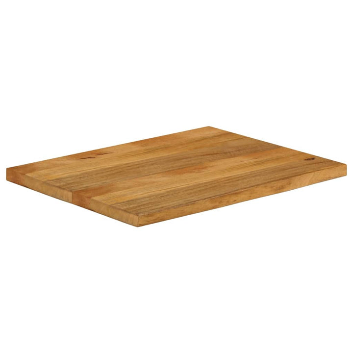 bordplade 70x60x3,8 cm naturlig kant massivt mangotræ