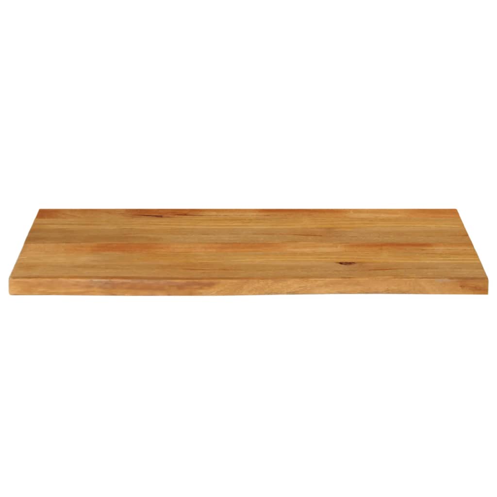 bordplade 110x60x3,8 cm naturlig kant massivt mangotræ