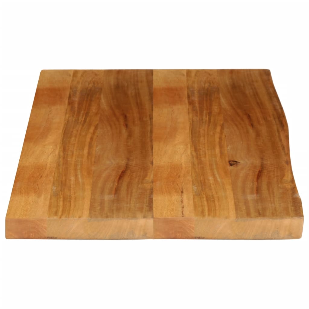 bordplade 110x60x3,8 cm naturlig kant massivt mangotræ