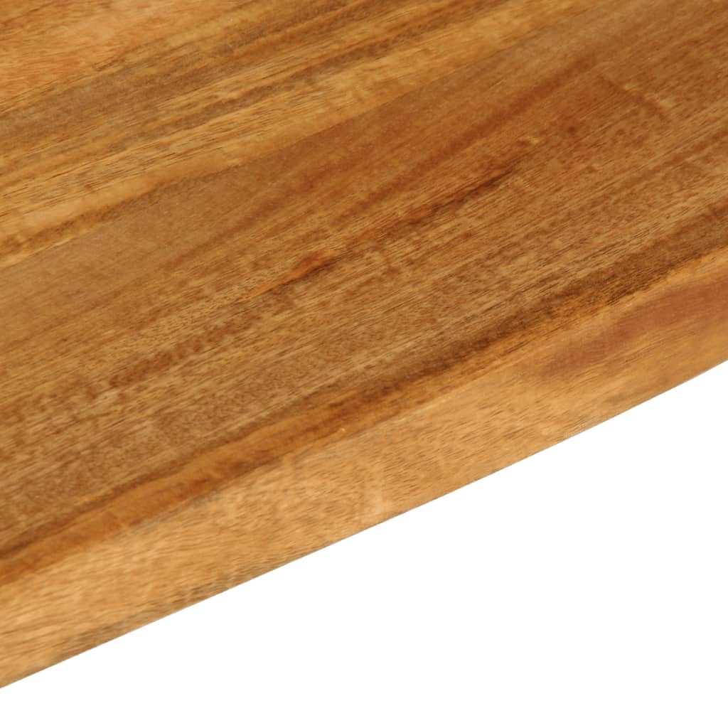 bordplade 110x60x3,8 cm naturlig kant massivt mangotræ
