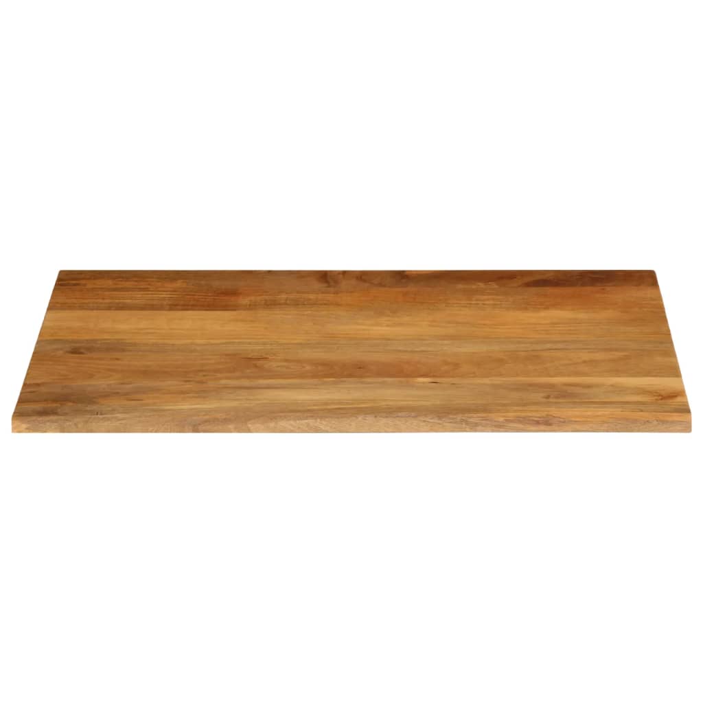 bordplade 100x80x3,8 cm naturlig kant massivt mangotræ