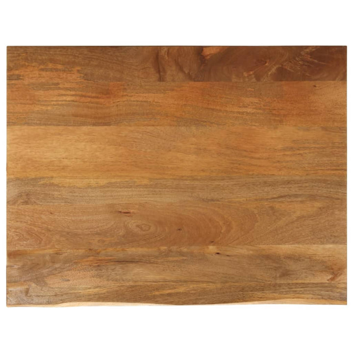 bordplade 110x80x3,8 cm naturlig kant massivt mangotræ
