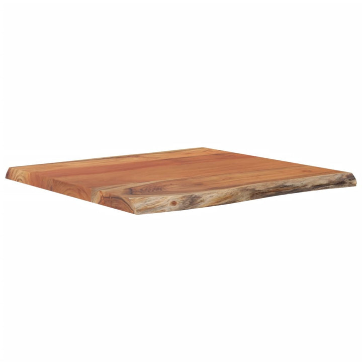 bordplade 40x40x2,5 cm rektangulær massivt akacietræ
