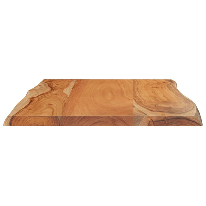 bordplade 60x40x2,5 cm rektangulær massivt akacietræ