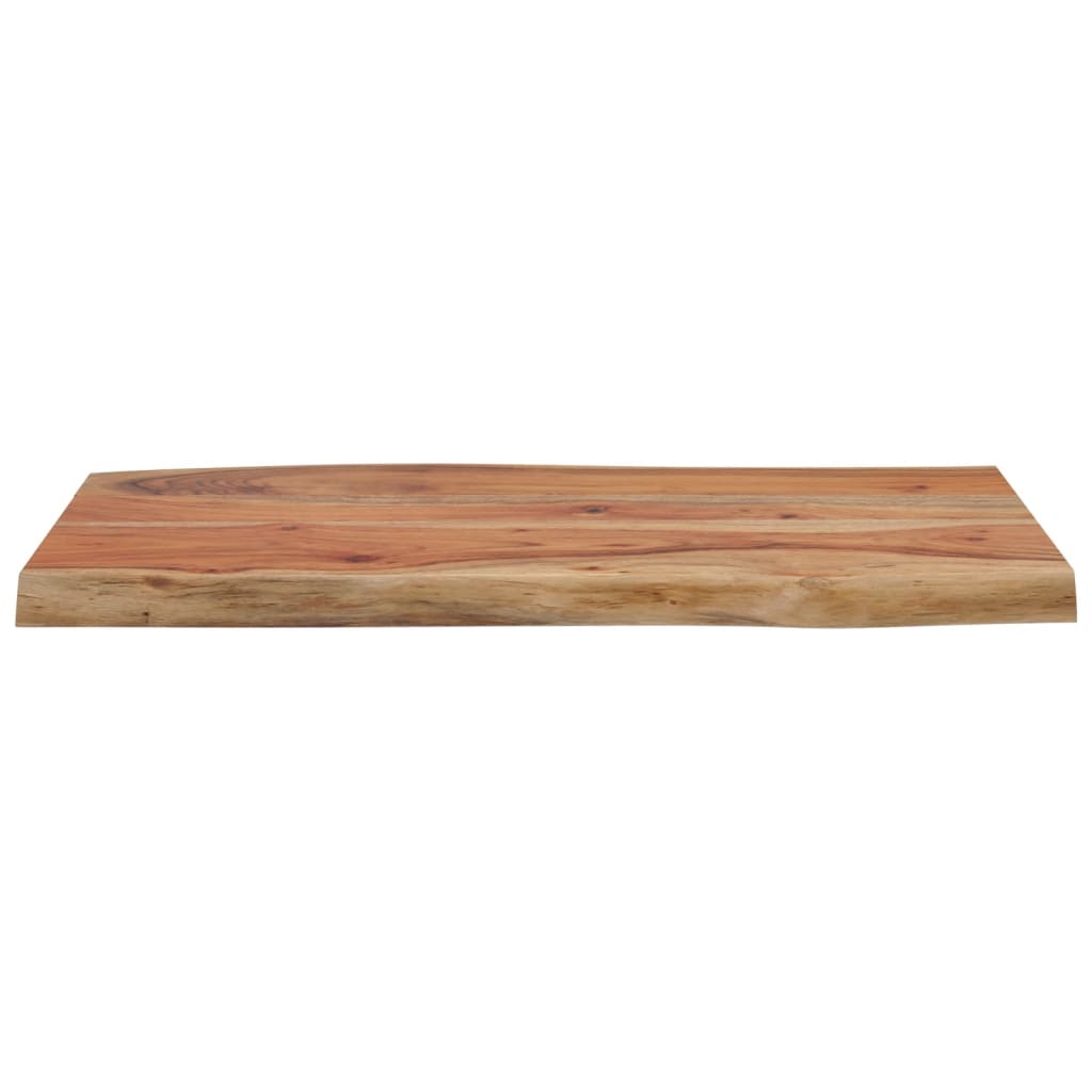 bordplade 70x40x2,5 cm rektangulær massivt akacietræ