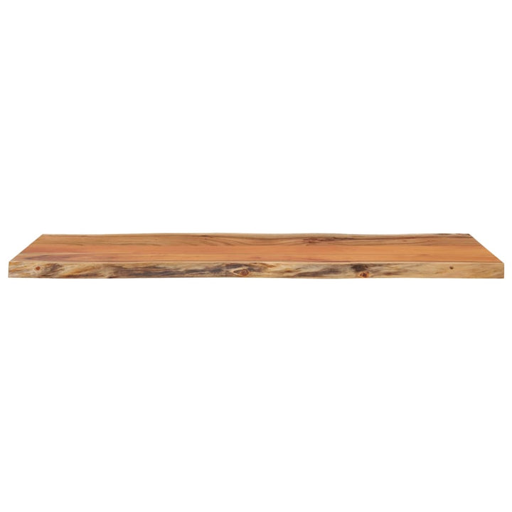 bordplade 80x40x2,5 cm rektangulær massivt akacietræ