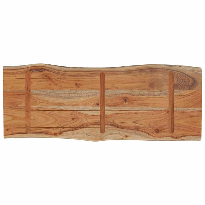 bordplade 100x40x2,5 cm rektangulær massivt akacietræ