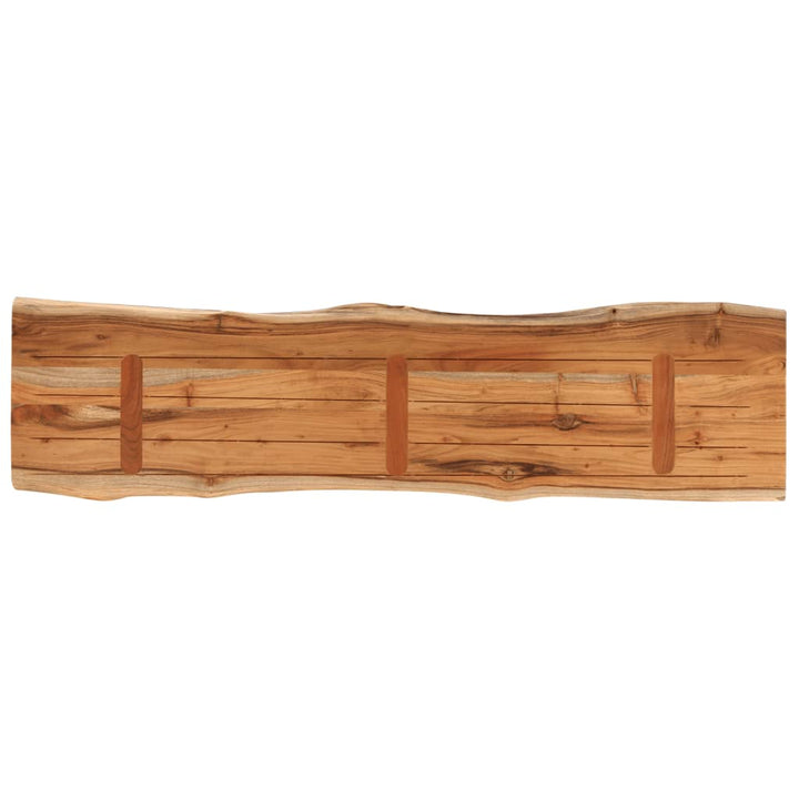 bordplade 160x40x2,5 cm rektangulær massivt akacietræ