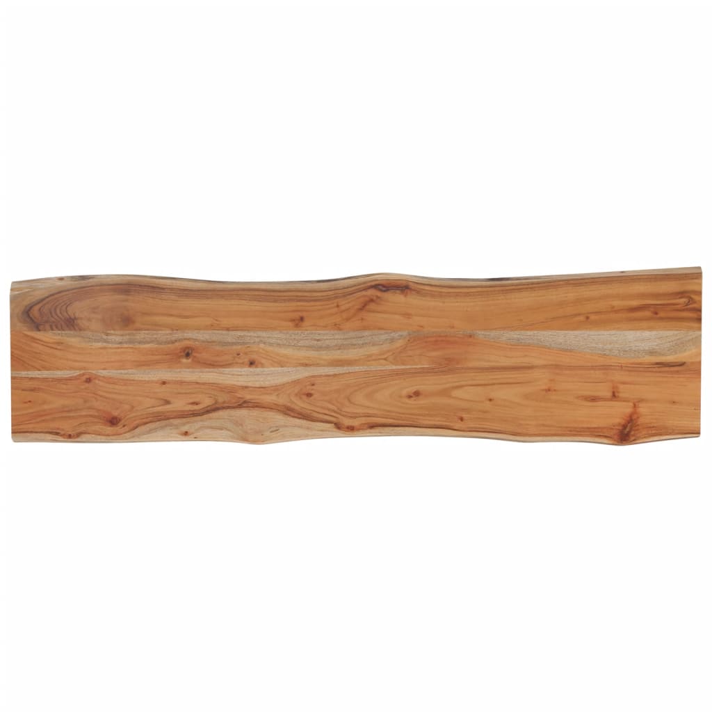 bordplade 180x40x2,5 cm rektangulær massivt akacietræ