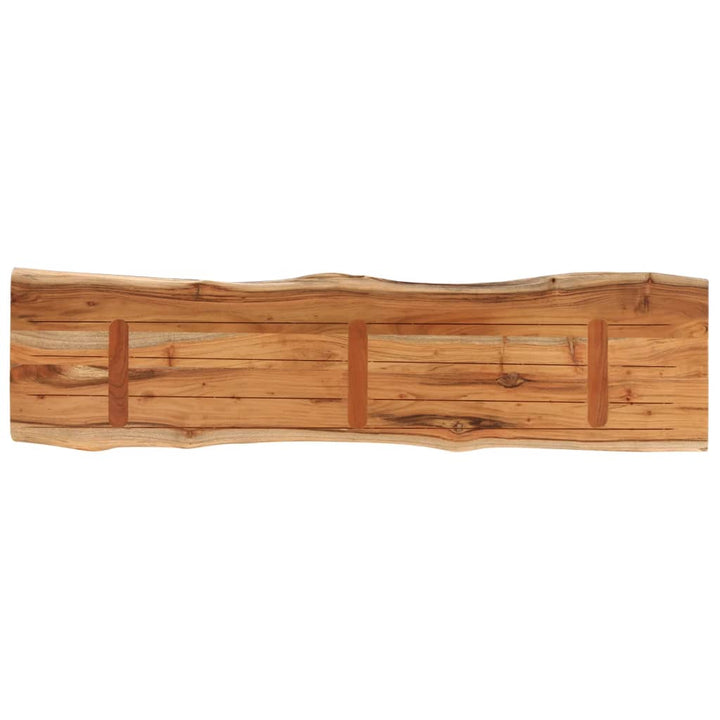 bordplade 180x40x2,5 cm rektangulær massivt akacietræ