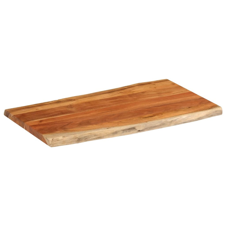 bordplade 110x60x2,5 cm rektangulær massivt akacietræ