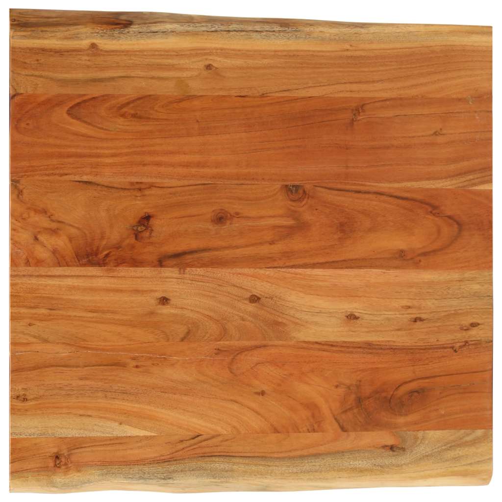 bordplade 80x80x2,5 cm rektangulær massivt akacietræ