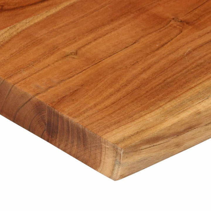 bordplade 80x80x2,5 cm rektangulær massivt akacietræ