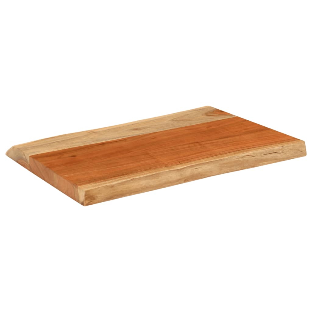 bordplade 50x40x3,8 cm rektangulær massivt akacietræ