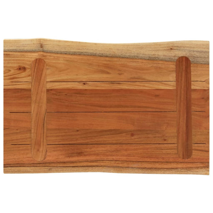 bordplade 50x40x3,8 cm rektangulær massivt akacietræ