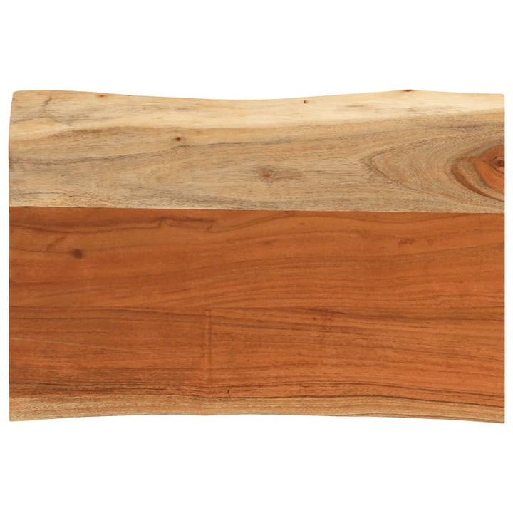 bordplade 70x40x3,8 cm rektangulær massivt akacietræ