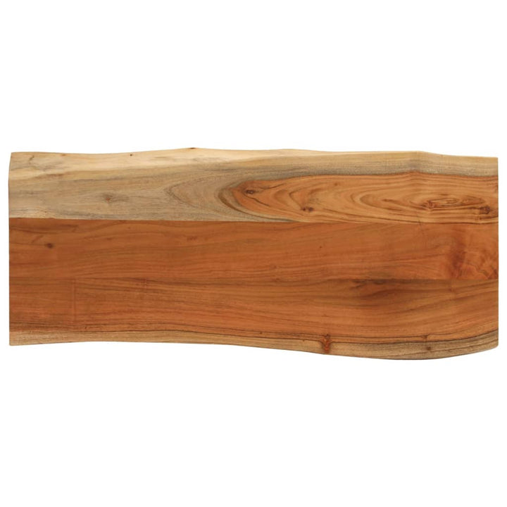 bordplade 80x40x3,8 cm rektangulær massivt akacietræ