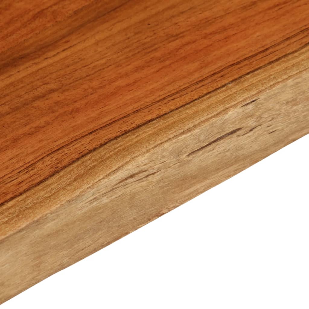 bordplade 80x40x3,8 cm rektangulær massivt akacietræ