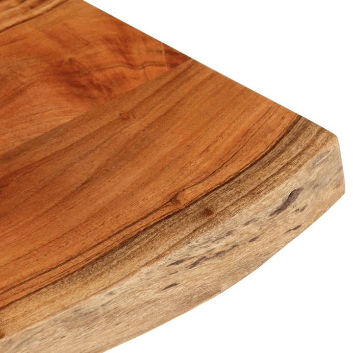 bordplade 80x40x3,8 cm rektangulær massivt akacietræ