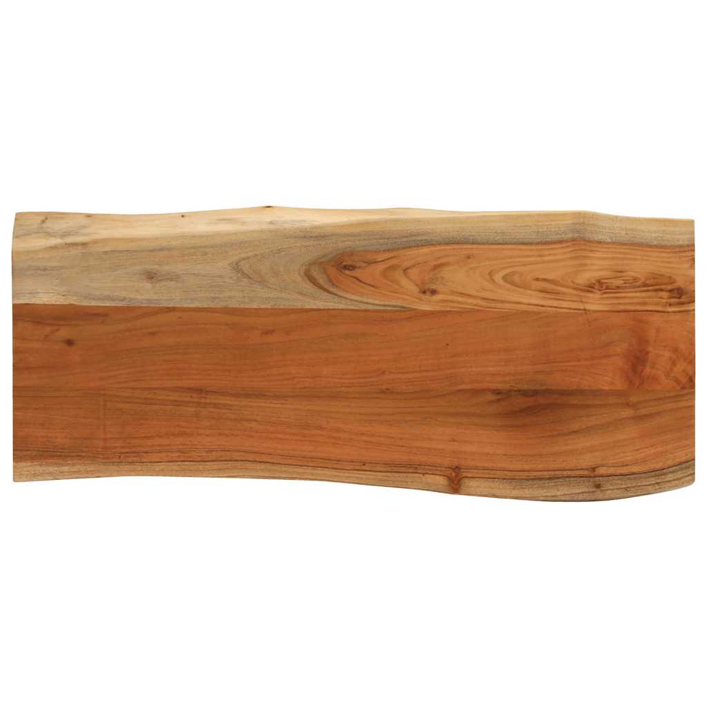 bordplade 90x40x3,8 cm rektangulær massivt akacietræ