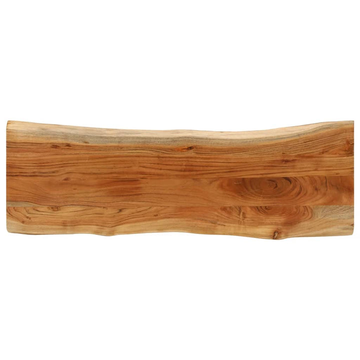 bordplade 110x40x3,8 cm rektangulær massivt akacietræ