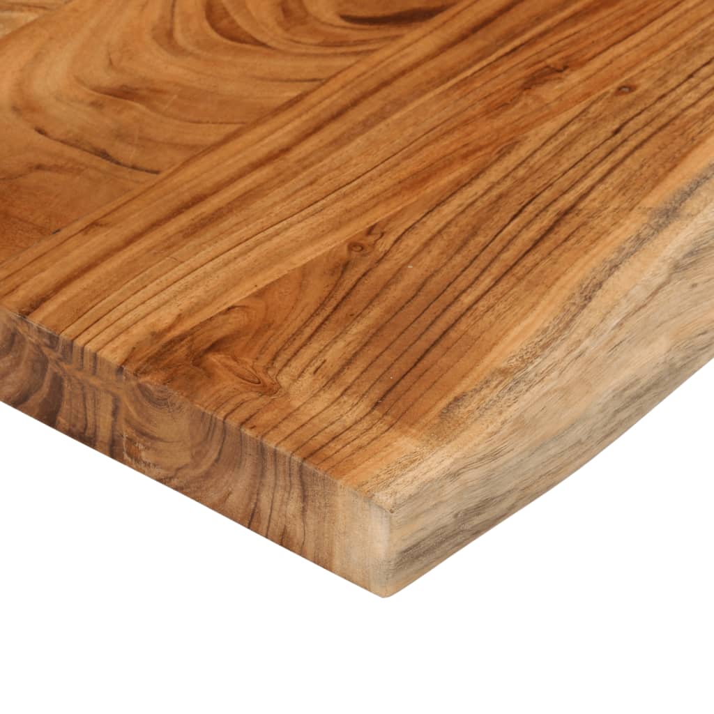 bordplade 110x40x3,8 cm rektangulær massivt akacietræ