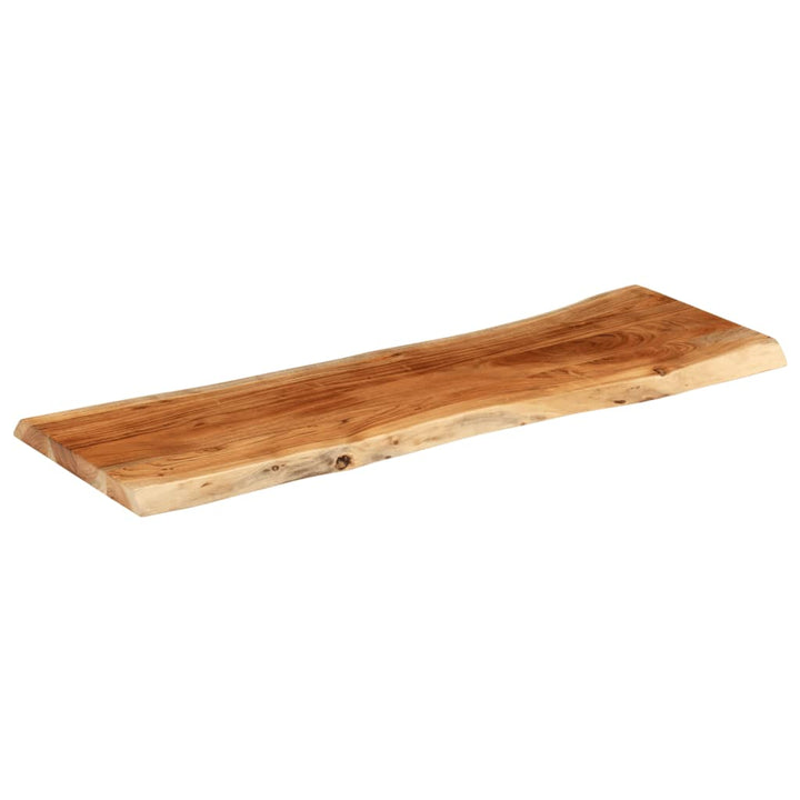 bordplade 120x40x3,8 cm rektangulær massivt akacietræ