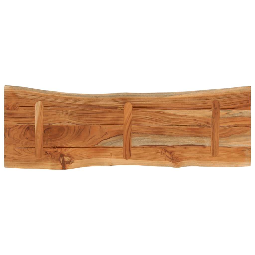 bordplade 140x40x3,8 cm rektangulær massivt akacietræ