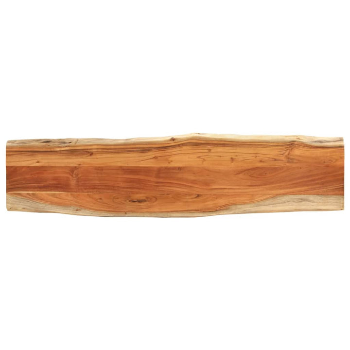 bordplade 180x40x3,8 cm rektangulær massivt akacietræ